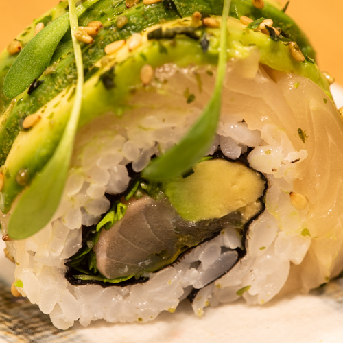 oryza sushi uramaki deluxe poisson d'eau douce