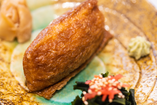 oryza sushi nigiri tofu frit mariné