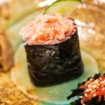 oryza sushi gunkan maki crabe